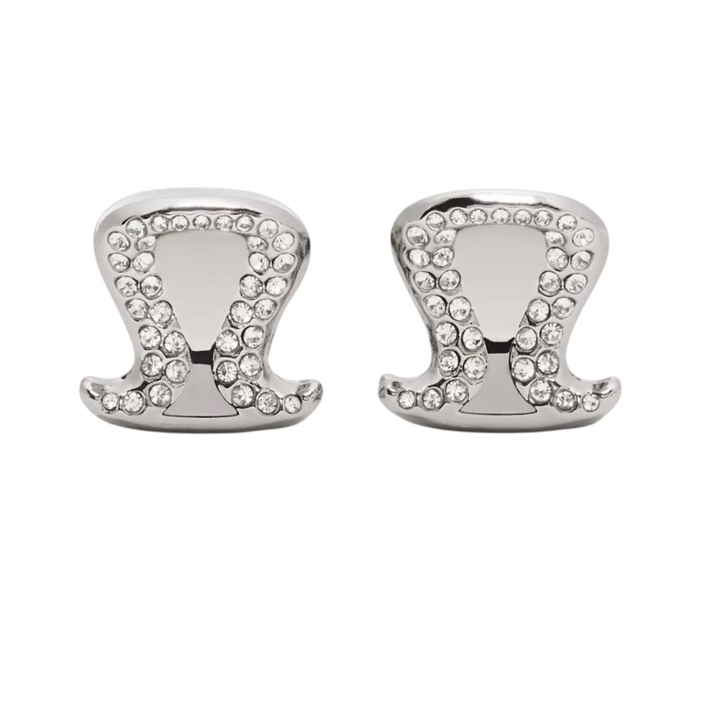 NWT Lululemon mini claw jeweled clips SILVER - Picture 1 of 2